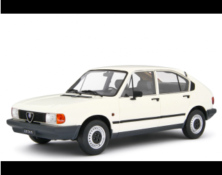 Alfa Romeo Alfasud 1.2 4 Porte 1980 BIANCO CAPODIMONTE Laudoracing 1:18 Resinemodell (Türen, Motorhaube... nicht zu öffnen!)
